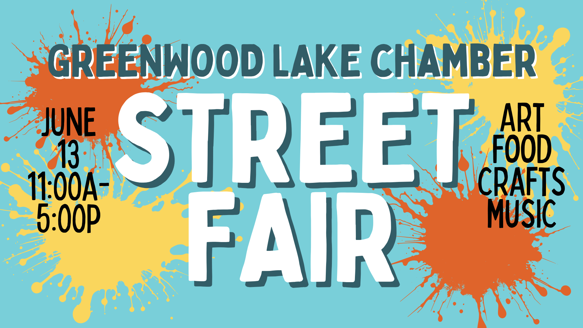 ` Greenwood lake Chamber of Commerce Street Fair