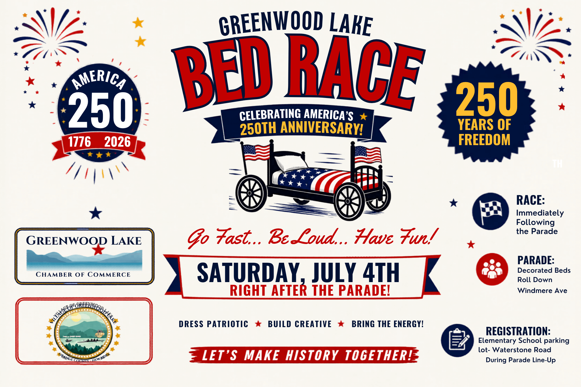 Greenwood Lake Bed Race